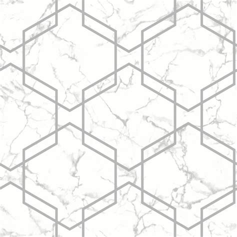 Geometric Greysilver Marble 90710 Wallpaper Sales