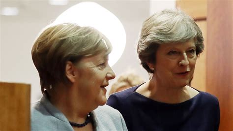 Theresa May And Angela Merkels Brexit Talks Could See Conversation Dry