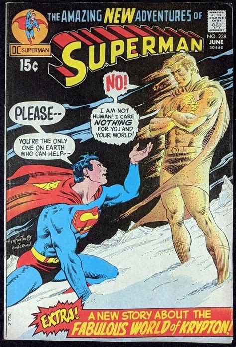 Superman 1939 238 Fn 60 Neal Adams Cover