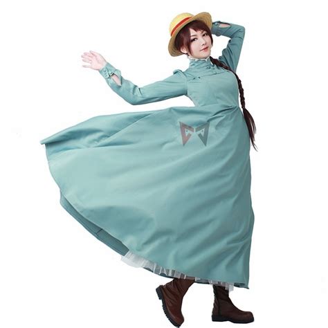 New Howl S Moving Castle Sophie Cosplay Costume For Women Girl Adult