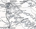 Map of the battle ground near Richmond — Daily Observations from The ...
