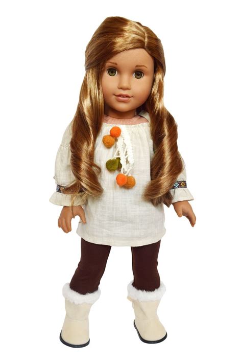 my brittany s ivory mocha outfit for american girl dolls 18 inch doll clothes