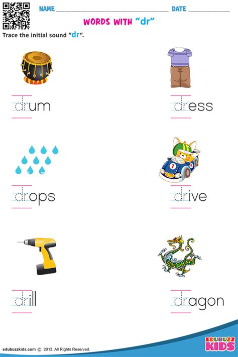 Words With Dr Phonics Worksheets Free Phonics Lessons Phonics Posters