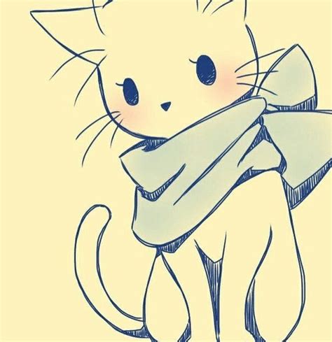 Draw Cute Anime Cats How To Draw Anime Cats Anime Cats Step By Step