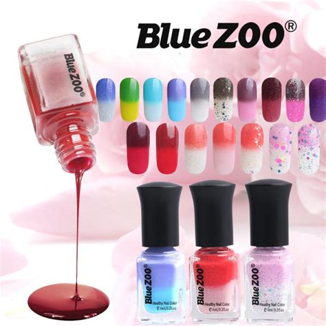 In future a change in nail polish color could be its own warning. Blue ZOO6 ML Nail Polish Temperature Chameleon Thermal ...