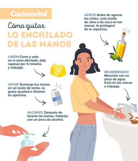 Tips Para Eliminar Lo Enchilado De Las Manos Cocina Vital