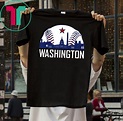 Washington DC Baseball Hometown Skyline National Vintage Tee Shirt ...