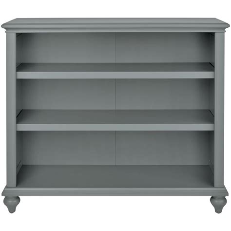 Home Decorators Collection Hamilton 3 Shelf Grey Open Bookcase