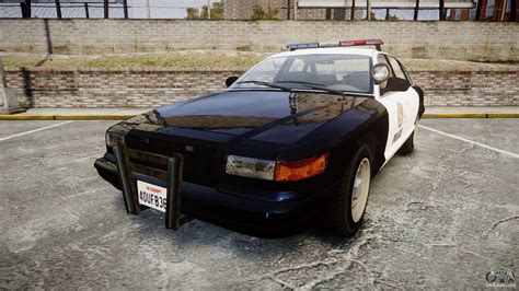 Vapid Police Cruiser GTA V LED ELS For GTA 4