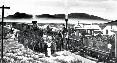 Transcontinental Railroad Is Completed May 10 1869 Politico