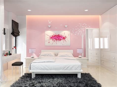 get 9 pictures about light pink accent wall bedroom