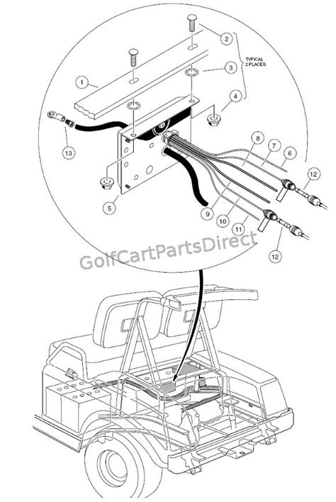 I need a wiring diagram for a 48 volt ( 6 8v batteries ) for a 05 club car golf cart. WIRING DIAGRAM FOR 2011 CLUB CAR 48 VOLT - Auto Electrical Wiring Diagram