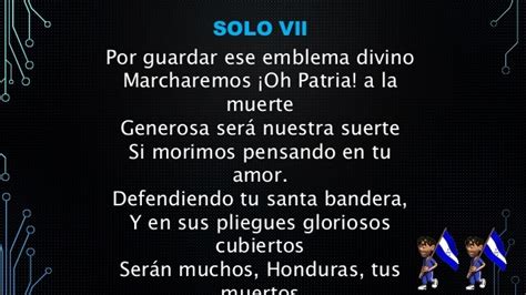 Explicación Séptima Estrofa Del Himno Nacional De Honduras
