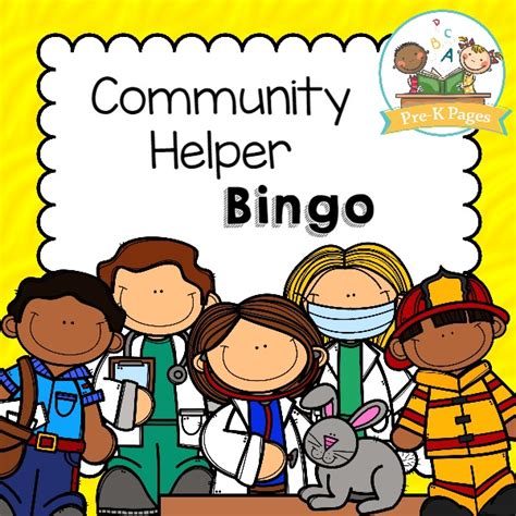 Community helpers theme activities and printables. Community Helper Bingo - Pre-K Pages