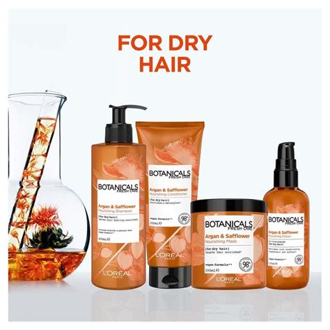 Loreal Botanicals Safflower Dry Hair Nourishing Shampoo 400ml From Ocado