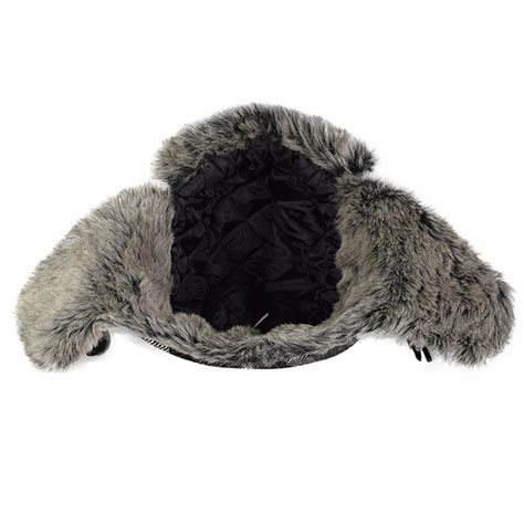 Voopet Unisex Plaid Aviator Winter Trapper Hat With Ear Flaps Warm