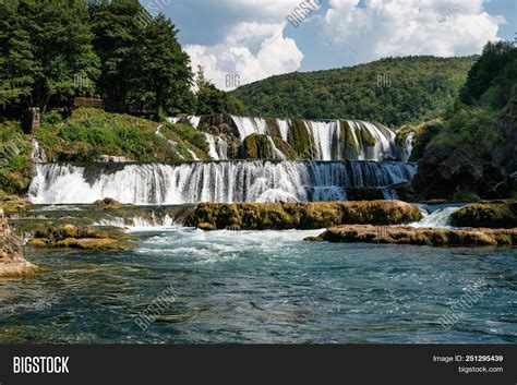 Strbacki Buk Waterfall Image And Photo Free Trial Bigstock