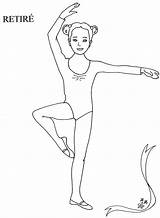 Ballet Dance Retiré Coloring Baby Para Colorir Bailarina Desenho Positions Desenhos Class Camp Moves Em Escolha Pasta sketch template