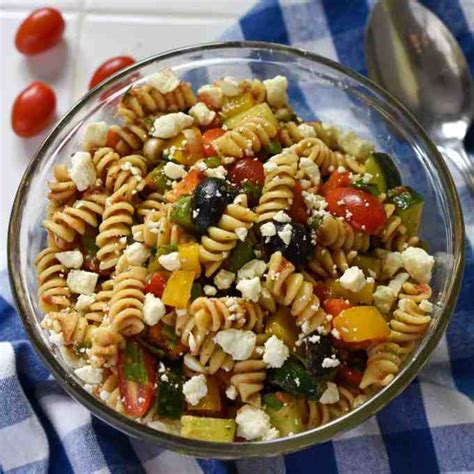 Cold Pasta Salad Joes Healthy Meals
