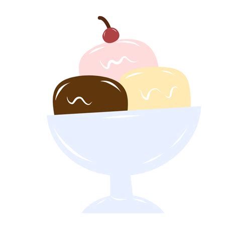 Flavored Ice Cream Scoop 35307483 Png