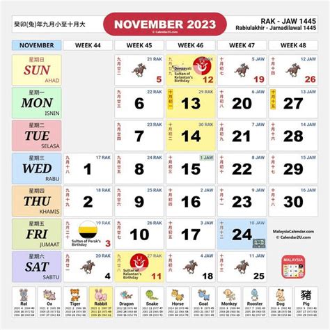 Kalendar 2023 Malaysia Cuti Umum Dan Cuti Sekolah Kalendar Kuda