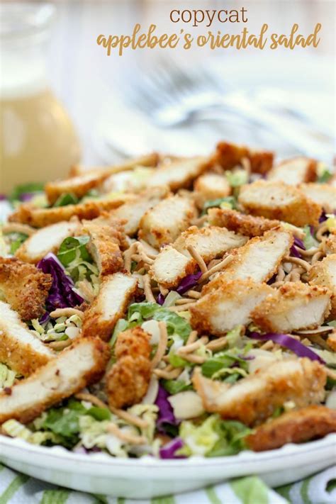 Applebees Oriental Grilled Chicken Salad Delicious Recipes