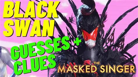Black Swan Masked Singer Performance Clues Guesses Youtube