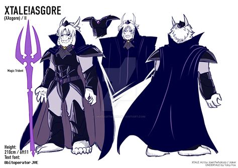 Xtale Asgore Reference Sheet By Jakeiartwork On Deviantart
