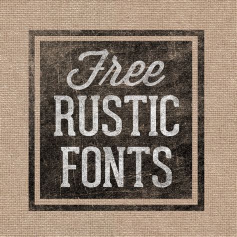 Free Rustic Fonts The Rustic Script Font Lazyfarms