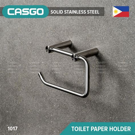Casgo Toilet Paper Holder Solid Stainless Steel Bathroom Fixtures