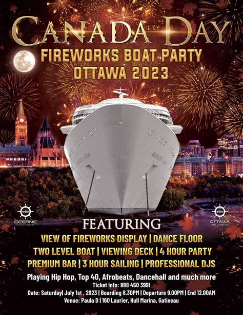 Canada Day Fireworks 2023 Ottawa
