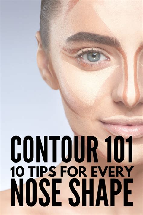 To contour your nose, start by using a small brush and some bronzer to draw contour lines from your brow bone. Bulbous Nose Contour Makeup - Mugeek Vidalondon