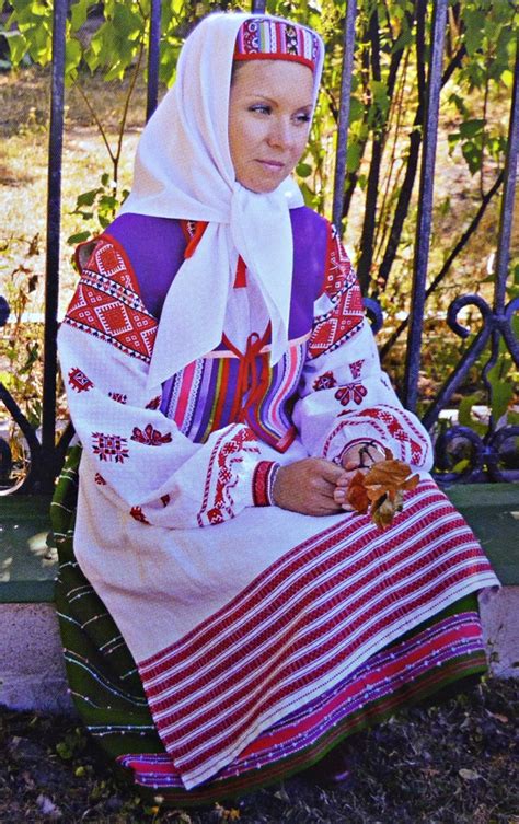 Local Style Traditional Costume Of Belarus By Region