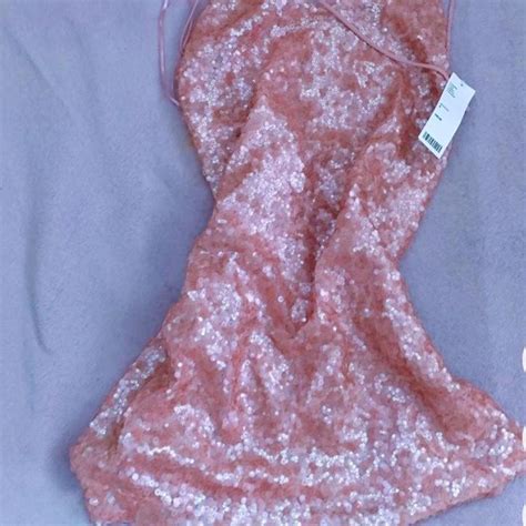 Urban Outfitters Pink Sequin Dress No Longer Depop