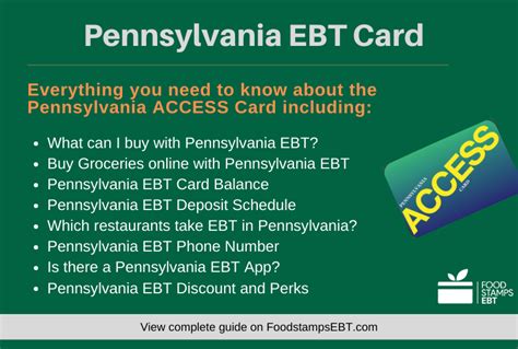 Philadelphia county food stamp program statistics. Pennsylvania EBT Card 2021 Guide - Food Stamps EBT