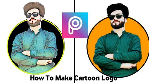 How To Make Cartoon Logo With Picsart Video Full Tutorial Youtube