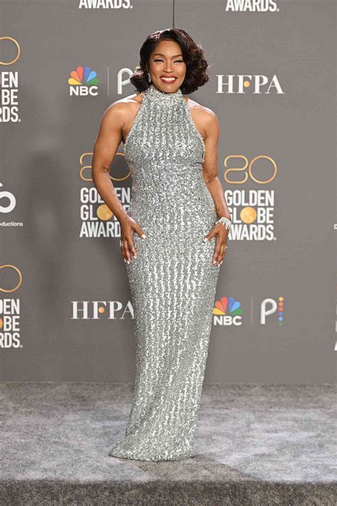 The Best Part Of Angela Bassetts Silver Golden Globes Gown Was The Back