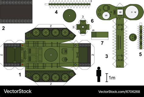 Easy Tank Paper Model Templates
