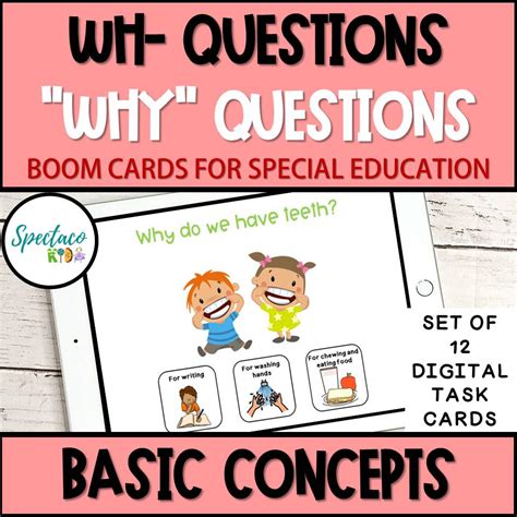 Wh Questions Why Questions Basic Concepts Spectacokids