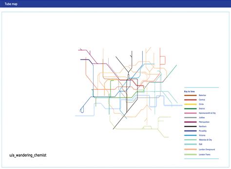 Spotted On Reddit Schematic Map Of The London Underground Network