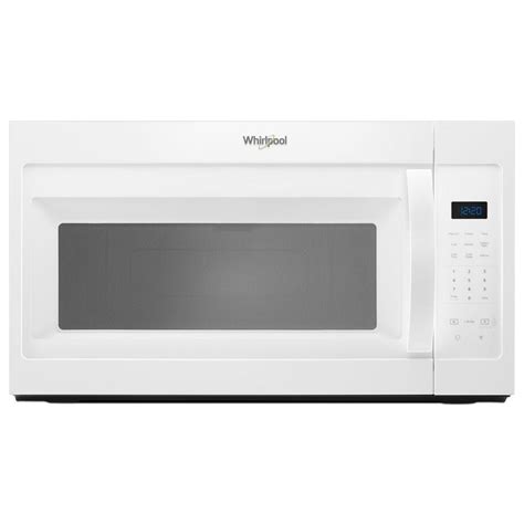 Whirlpool 1 7 Cu Ft Over The Range Microwave In White WMH31017HW