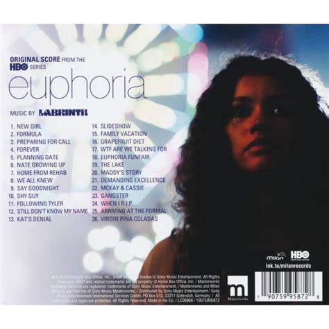 Labrinth Euphoria Score Soundtrack Cd 0190759958728