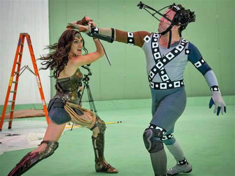 Behind The Scenes Photo Wonder Woman Fight Scene From