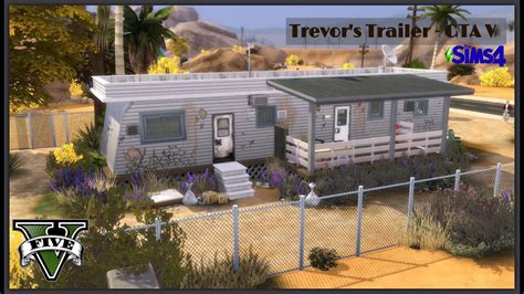Trevors Trailer From Gta V The Sims 4 Stop Motion Build No Cc