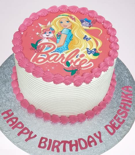Barbie Fresh Cream Cake Cb Rc019 Cake Boutique