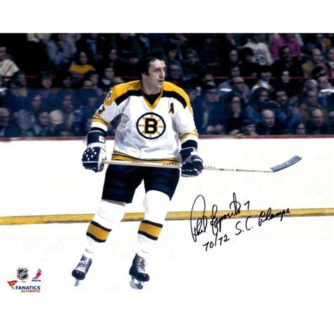 Phil Esposito Boston Bruins Fanatics Authentic Autographed 16 X 20
