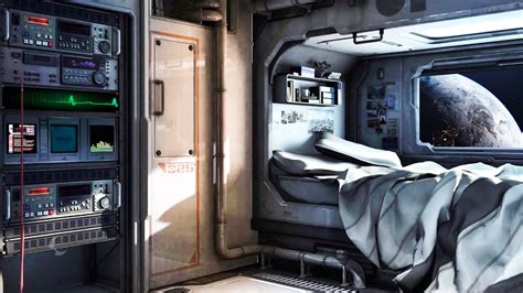 Spaceship Ambience Space Bedroom Asmr Relaxing White Noise Sleeping