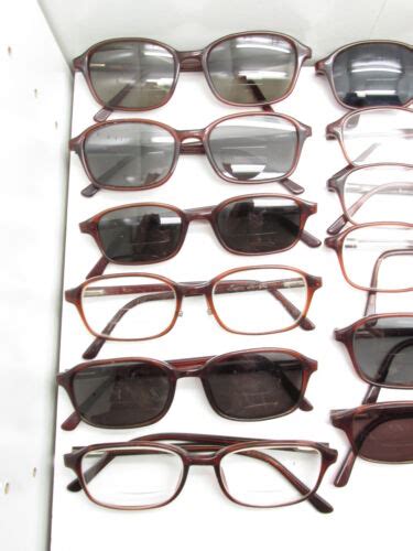 Set Of 25 Vintage Romco Military R 5a Bcg Eyeglasses Frames Brown Bulk Lot S269 Ebay