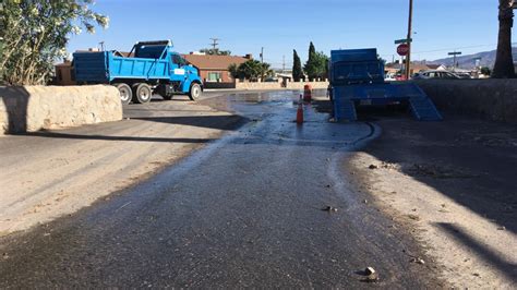 El Paso Water Continues To Repair Major Water Main Break In Central Kfox