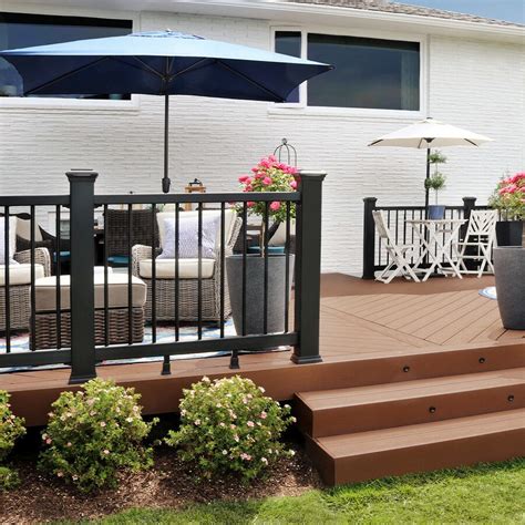 Shop Trex Enhance® Railing Collection In Charcoal Black At